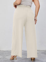 Women's Plus Size Wide Leg Lounge Pants