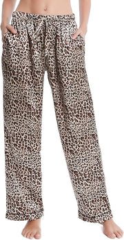 Women's Silky Satin Pajama Pants